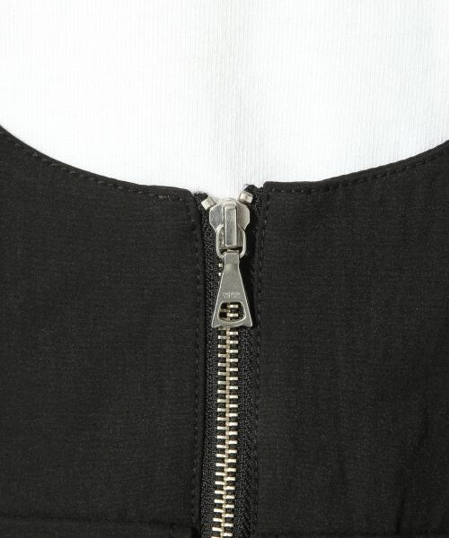 HARE（ハレ）の「ZIPベスト（トップス・ブラック/グレー）」の12枚目の写真