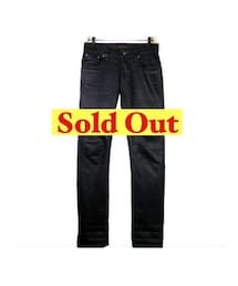 nudie jeans☆TUBE TOM☆ブラックパンツ☆コーティング加工☆新品