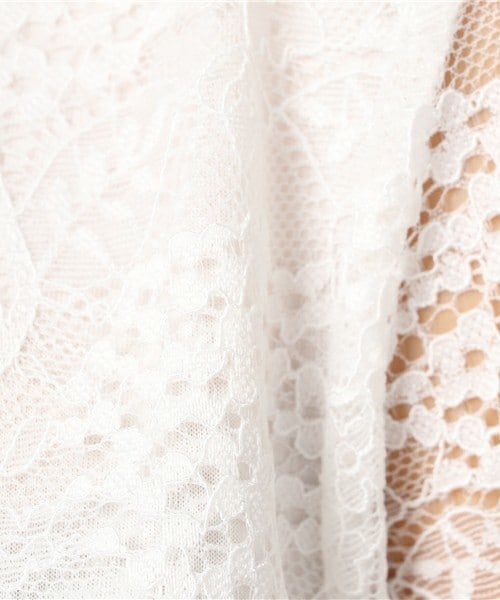 archives（アルシーヴ）の「レース地プルオーバー（シャツ/ブラウス・レディース・オフホワイト/ブラック/レッド・MEDIUM）」の11枚目の写真