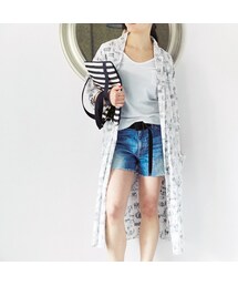 C'est pas grave | C'est pas Grave(セパ・グラーヴ) インディアンプリント ロングガウン(その他アウター)