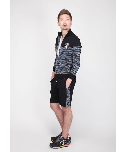 Moery Sport（モエリースポーツ）の「MOERY SPORT（モエリースポーツ）イタリアラインセットアップ（セットアップ・メンズ・ブラック/ネイビー/カーキ・S/M/L/XL）」の8枚目の写真