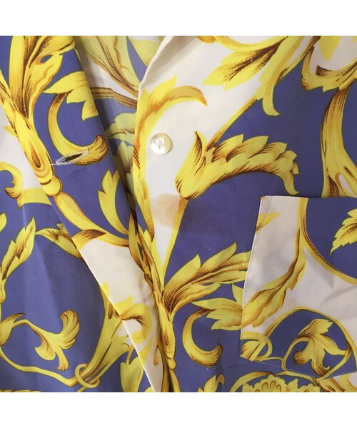 キュウリガン(キュウリガン)の「【奇抜】バブリー ヴィンテージ スカーフ 柄シャツ(シャツ/ブラウス・メンズ・その他)」の6枚目の写真