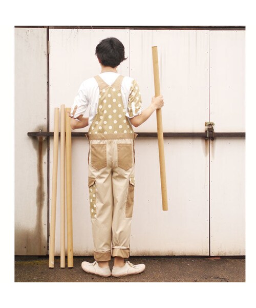 NIRAME.CO(ニラメッコ)の「オブラートおーばーおーる ~ベージュ×ドット~(その他パンツ・メンズ・その他)」の3枚目の写真