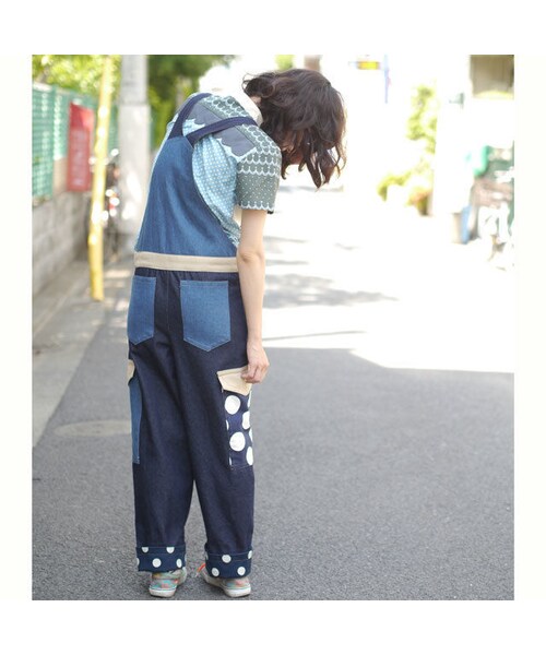 NIRAME.CO（ニラメッコ）の「オブラートおーばーおーる　～デニム×ドット～（その他パンツ・メンズ・その他）」の2枚目の写真