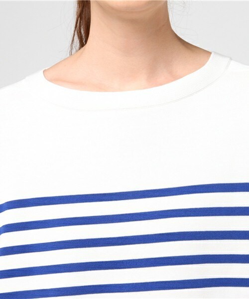 ＆RC ボーダープルオーバー ブルー ORCIVAL｜aranciato別注 40/2ジャージーカットソープルオーバー