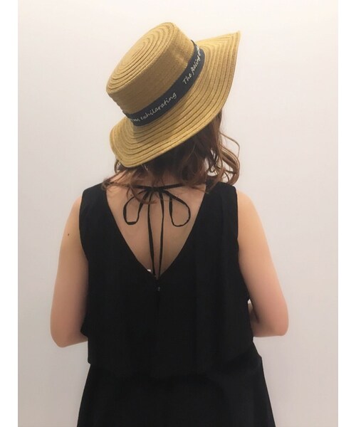 dazzlin（ダズリン）の「【sw】楊柳レイヤードコンビネゾン（ワンピース/ドレス・レディース・オフホワイト/ブラック/オレンジ・S/M）」の15枚目の写真