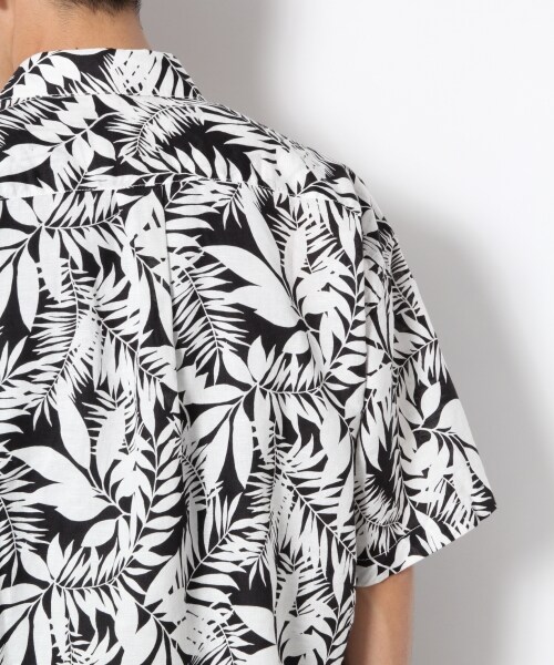 RAGEBLUE（レイジブルー）の「綿麻ボタニカルシャツ（トップス・ホワイト系/グレー系/ベージュ系）」の11枚目の写真