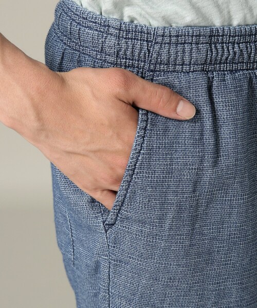 SAVE KHAKI UNITED（セーブカーキユナイテッド）の「Indigo Hopsack Easy Short（パンツ・ブルー/XS/残り1点/S/M/L）」の6枚目の写真