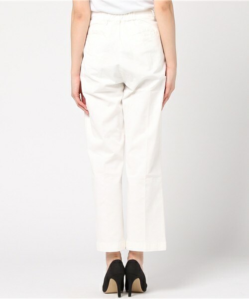 archives（アルシーヴ）の「ハイウエストツイルワイドパンツ（その他パンツ・レディース・オフホワイト/ベージュ・MEDIUM）」の5枚目の写真