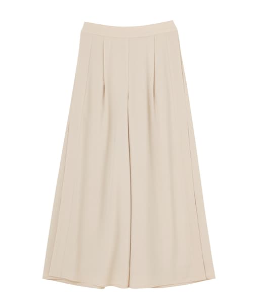 MERCURYDUO（マーキュリーデュオ）の「ジョーゼットサイドスリットフレアパンツ（パンツ・レディース・オフホワイト/ブラック/ベージュ・F）」の13枚目の写真