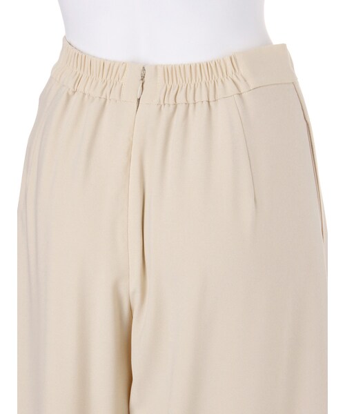 MERCURYDUO（マーキュリーデュオ）の「ジョーゼットサイドスリットフレアパンツ（パンツ・レディース・オフホワイト/ブラック/ベージュ・F）」の11枚目の写真