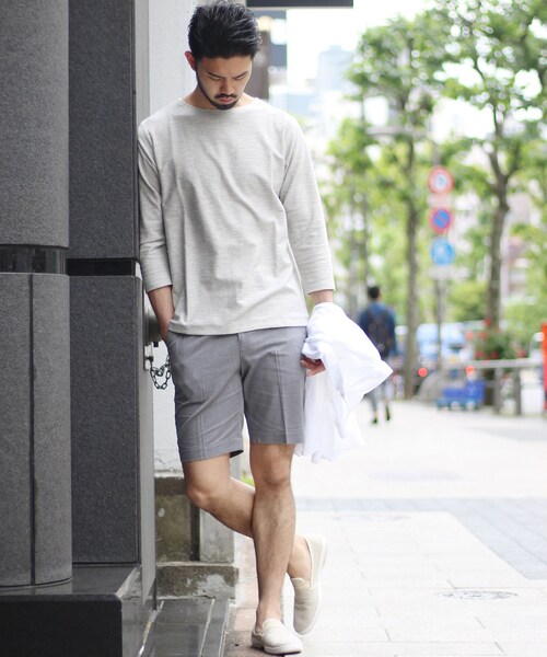 EDIFICE（エディフィス）の「ヨリモクツイードボートネック 7分（トップス・グレーA/S/在庫あり/M/L）」の21枚目の写真