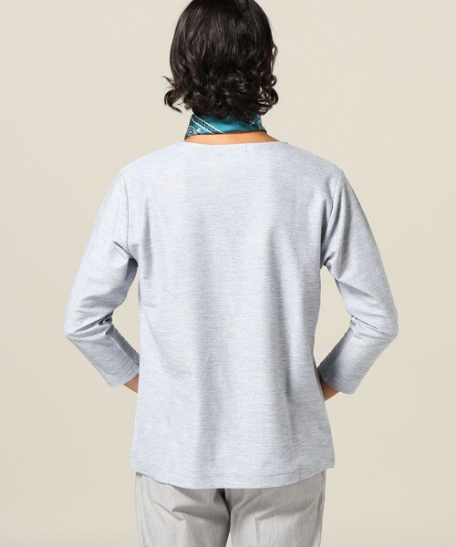 EDIFICE（エディフィス）の「ヨリモクツイードボートネック 7分（トップス・グレーA/S/在庫あり/M/L）」の11枚目の写真