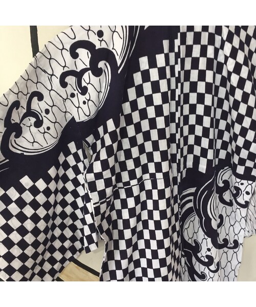 キュウリガン（キュウリガン）の「【YUKATA】ヴィンテージ 派手柄 浴衣 ロングガウン（浴衣・メンズ・その他）」の5枚目の写真