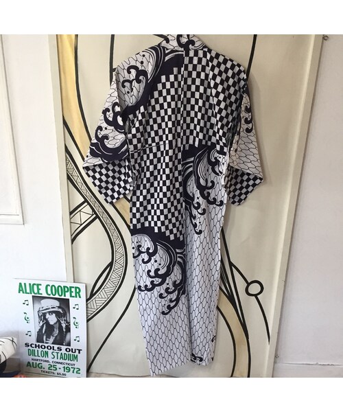 キュウリガン（キュウリガン）の「【YUKATA】ヴィンテージ 派手柄 浴衣 ロングガウン（浴衣・メンズ・その他）」の3枚目の写真