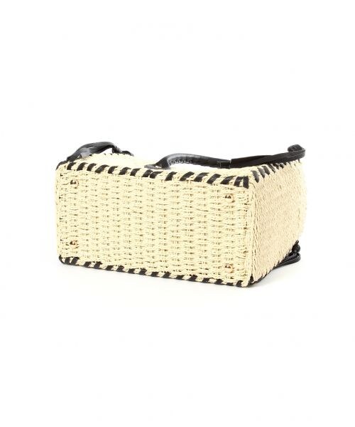 Andemiu（アンデミュウ）の「サイドアミアゲＢＯＸトート（バッグ・グレー/ブラック）」の14枚目の写真