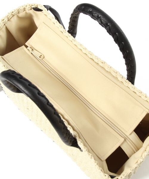 Andemiu（アンデミュウ）の「サイドアミアゲＢＯＸトート（バッグ・グレー/ブラック）」の12枚目の写真