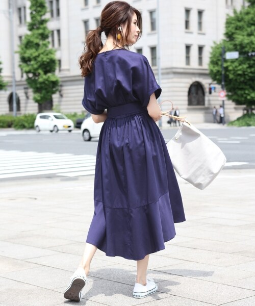 BABYLONE（バビロン）の「Wリボンカシュクールワンピース（）」 - WEAR