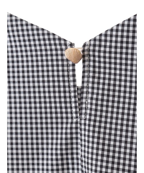 31 Sons de mode（トランテアン　ソン　ドゥ　モード）の「裾結びブラウス×トッパーカーデ【セット商品】（トップス・レディース・スタッフ身長:160cm/オフホワイト/ブラック・36）」の14枚目の写真