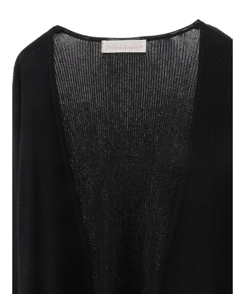 31 Sons de mode（トランテアン　ソン　ドゥ　モード）の「裾結びブラウス×トッパーカーデ【セット商品】（トップス・レディース・スタッフ身長:160cm/オフホワイト/ブラック・36）」の18枚目の写真