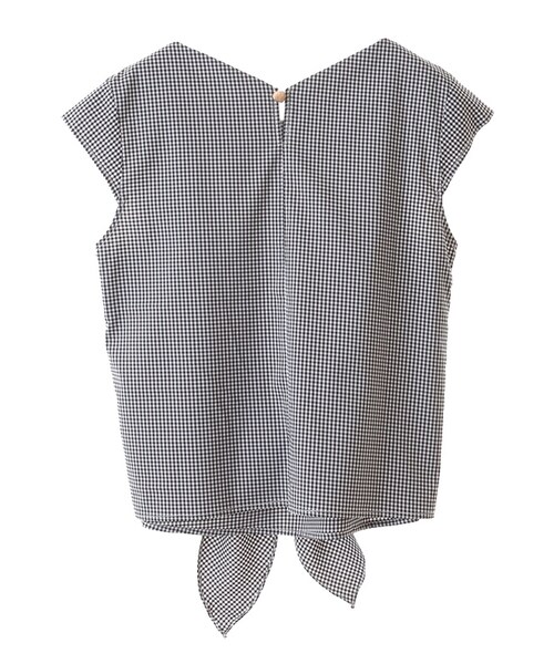 31 Sons de mode（トランテアン　ソン　ドゥ　モード）の「裾結びブラウス×トッパーカーデ【セット商品】（トップス・レディース・スタッフ身長:160cm/オフホワイト/ブラック・36）」の15枚目の写真