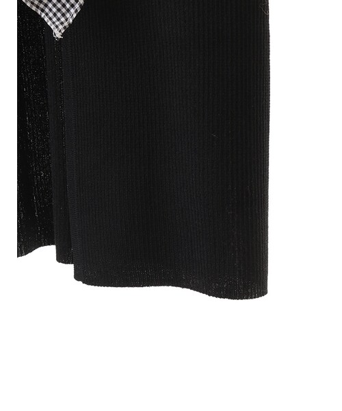 31 Sons de mode（トランテアン　ソン　ドゥ　モード）の「裾結びブラウス×トッパーカーデ【セット商品】（トップス・レディース・スタッフ身長:160cm/オフホワイト/ブラック・36）」の8枚目の写真