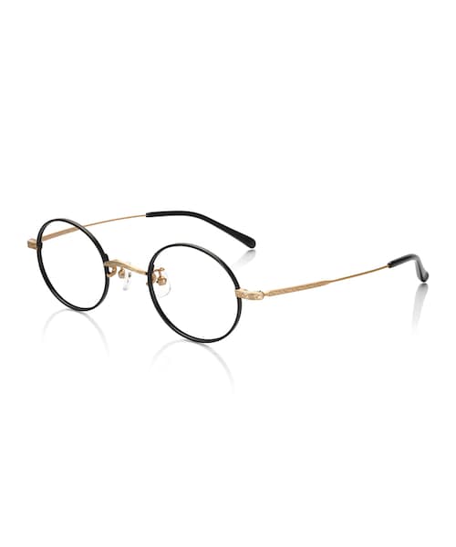 JINS(ジンズ)の「"【JINS CLASSIC -Color Acetate&Metal-】カラーアセテート&メタル"(メガネ・メンズ・"マットネイビー×シルバー"/"マットブラウン"/"ブラウンデミ×ガンメタル"/"マットブラック×マットゴールド"・"Small のみ 43□23-145○38")」の4枚目の写真
