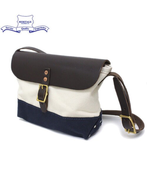 HERITAGE LEATHER（ヘリテージレザー）の「HERITAGE LEATHER CO.　mini shoulder bag（ショルダーバッグ・レディース・その他）」の2枚目の写真