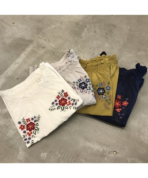 copine（コピン）の「2WAY刺繍入りオフショルブラウス/五分袖プルオーバー(4color)【クリックポスト対象商品】（シャツ/ブラウス・レディース・その他）」の13枚目の写真