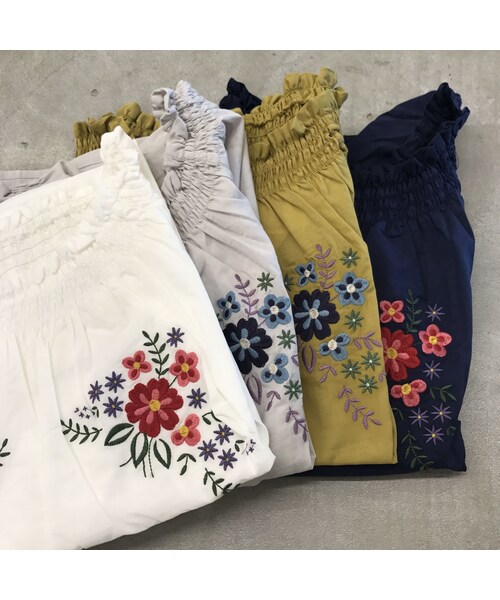 copine（コピン）の「2WAY刺繍入りオフショルブラウス/五分袖プルオーバー(4color)【クリックポスト対象商品】（シャツ/ブラウス・レディース・その他）」の14枚目の写真