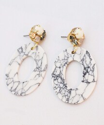 PAULOWNIA | オーバル(ピアス（両耳用）)