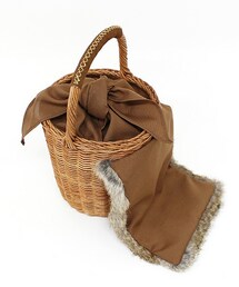 The Bagmati（ザバグマティ）の「BAGMATI ファー付きバケツ型かご