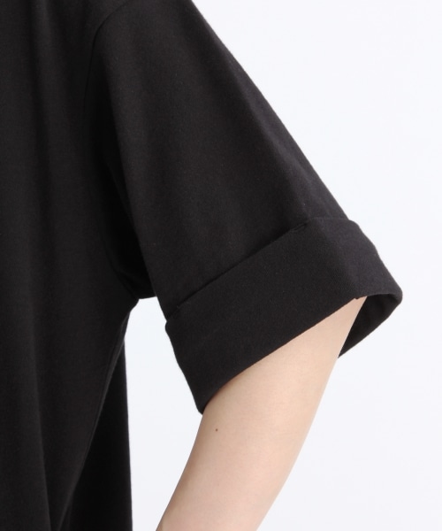 studio CLIP（スタディオクリップ）の「[WEB限定/機能性素材]アソートボートネックワンピース（ワンピース/ドレス・オフホワイト×ブラック/ブラウン×グリーン/ブラック）」の7枚目の写真