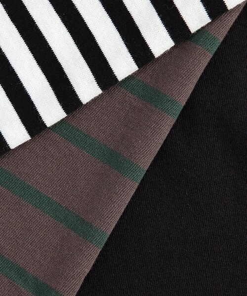 studio CLIP（スタディオクリップ）の「[WEB限定/機能性素材]アソートボートネックワンピース（ワンピース/ドレス・オフホワイト×ブラック/ブラウン×グリーン/ブラック）」の11枚目の写真