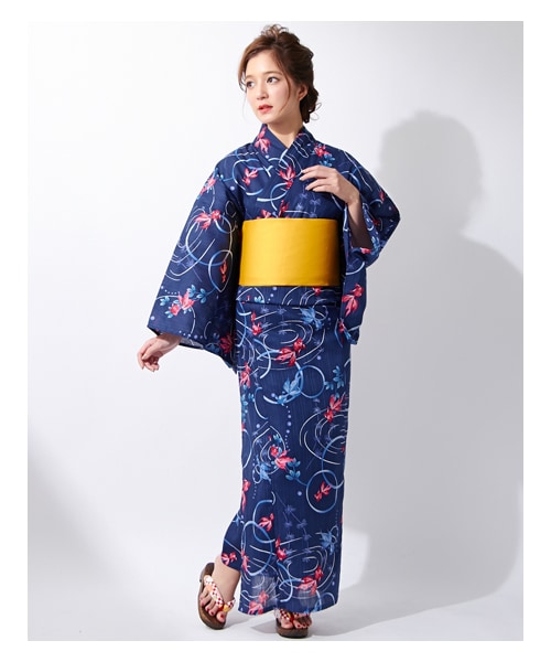 INGNI（イング）の「【WEB先行】金魚／浴衣3点SET（その他・レディース・ｵﾌﾎﾜｲﾄ/ｺﾝ・-）」の7枚目の写真