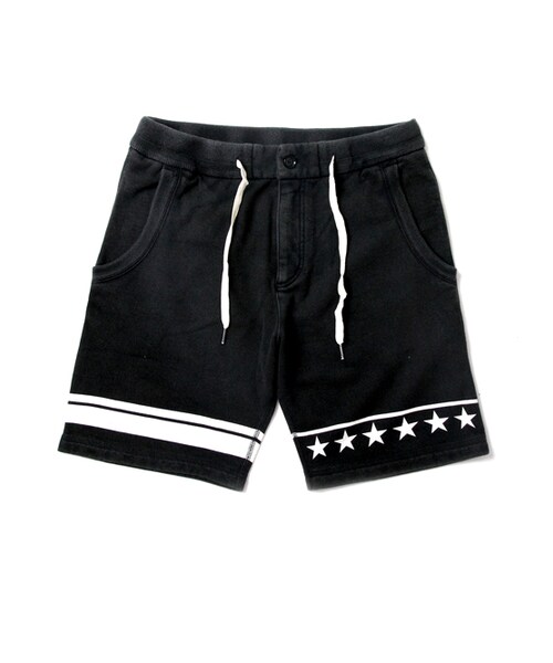 JACKROSE（ジャックローズ）の「スターショーツスウェットショーツ（パンツ・メンズ・ブラック/インディゴ・M/L）」の11枚目の写真