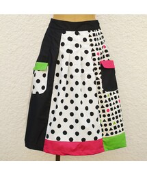 NIRAME.CO | お手伝いスカート　～白黒遊び～(スカート)