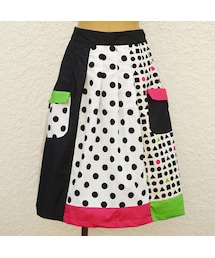 NIRAME.CO | お手伝いスカート　～白黒遊び～(スカート)