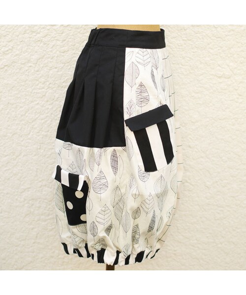 NIRAME.CO（ニラメッコ）の「気球スカート　～モノトーン～（スカート・レディース・その他）」の6枚目の写真