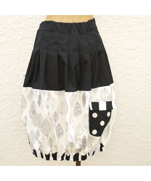 NIRAME.CO（ニラメッコ）の「気球スカート　～モノトーン～（スカート・レディース・その他）」の4枚目の写真