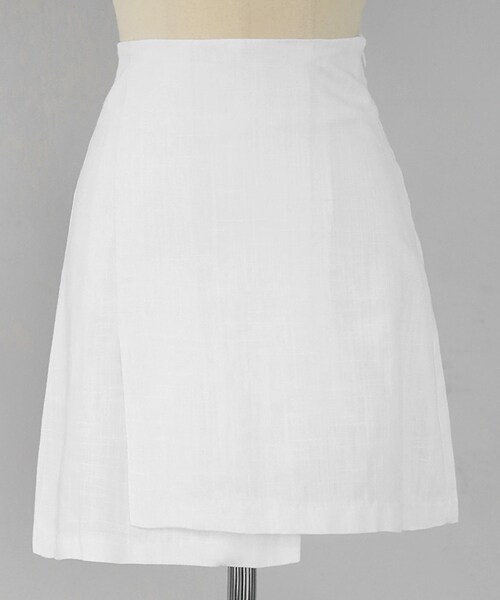 DHOLIC(ディーホリック)の「リネン混アンバランスミニスカート(スカート・レディース・S/M)」の2枚目の写真