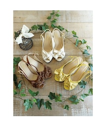 an another angelus | クロコ型押しサンダル/an another angelus(サンダル)