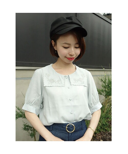 F i.n.t(フィント)の「ハンカチーフ衿ブラウス/F i.n.t(シャツ/ブラウス・レディース・その他)」の3枚目の写真