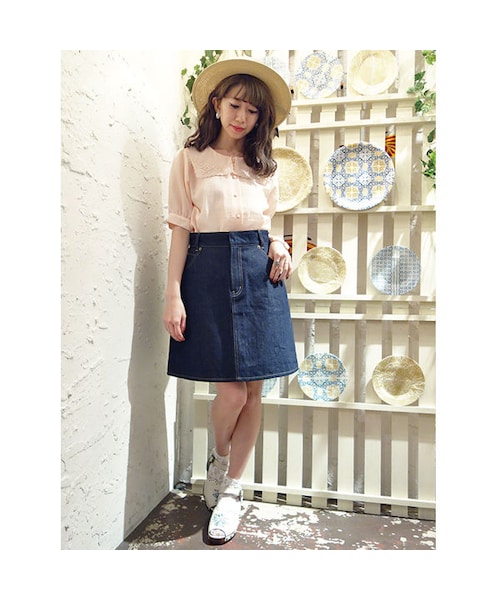 F i.n.t（フィント）の「デニムミニスカート/F i.n.t（デニムスカート・レディース・その他）」の4枚目の写真