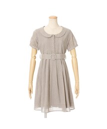 F i.n.t | 丸衿ベルト付きシャツワンピース/F i.n.t(ワンピース)