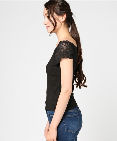 archives（アルシーヴ）の「変型タンクトップ（Tシャツ/カットソー・レディース・オフホワイト/シルバーグレー/ブラック/オレンジ・MEDIUM）」の6枚目の写真