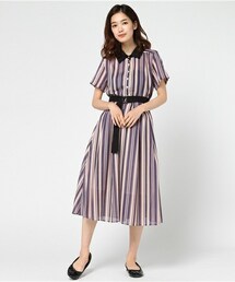 archives | マルチストライプシャツワンピ(シャツワンピース)