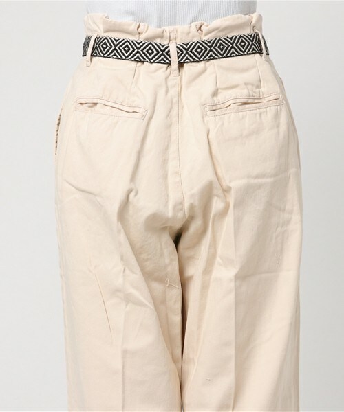 archives（アルシーヴ）の「ツイルタックワイドパンツ（その他パンツ・レディース・アイボリー/ベージュ/カーキ・MEDIUM）」の8枚目の写真