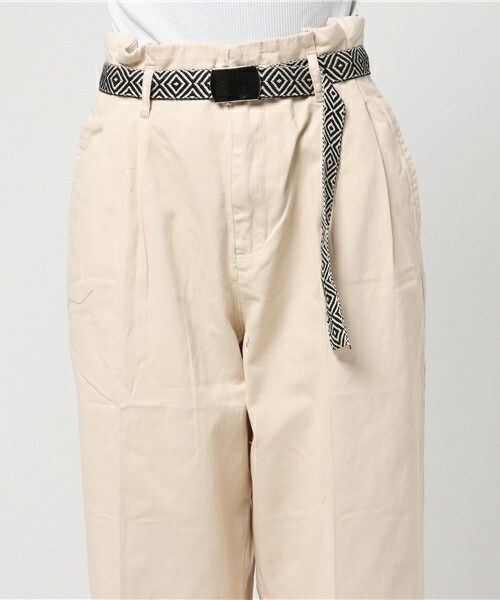 archives（アルシーヴ）の「ツイルタックワイドパンツ（その他パンツ・レディース・アイボリー/ベージュ/カーキ・MEDIUM）」の7枚目の写真