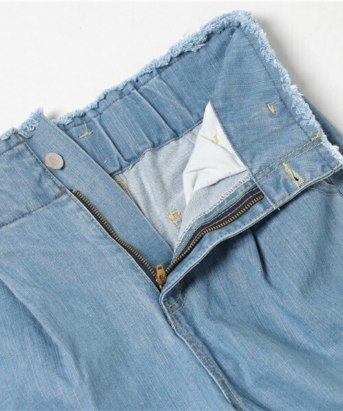 archives（アルシーヴ）の「フリンジデニムパンツ（デニムパンツ・レディース・ブルー/サックスブルー・MEDIUM）」の10枚目の写真